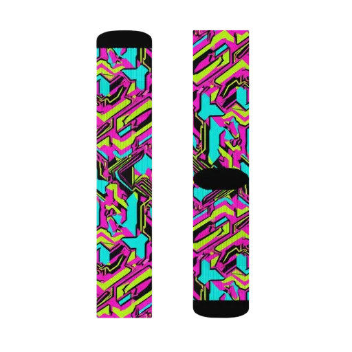 Hypercolor Shard on a Socks