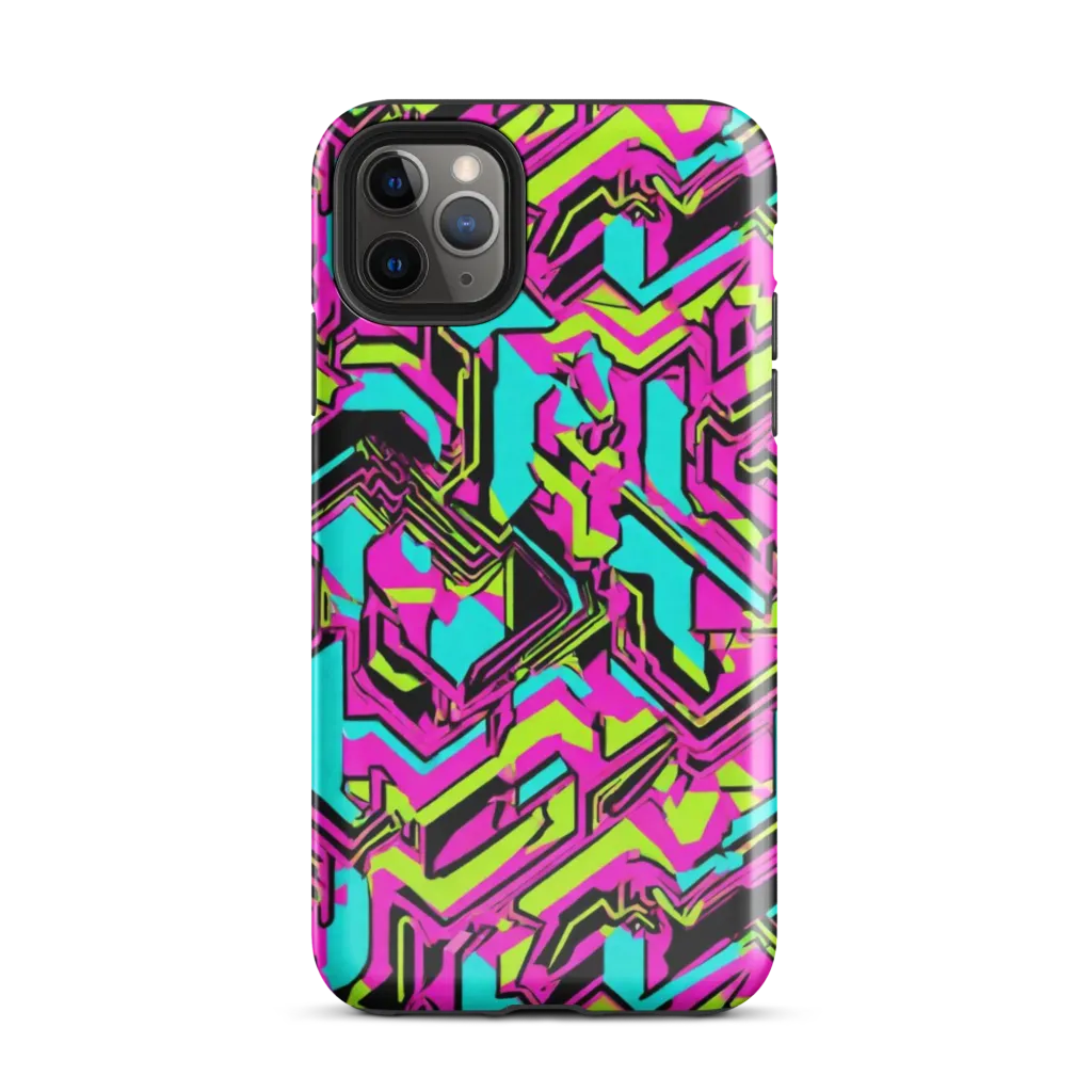 Hypercolor Shard on Tough Case for iPhone® — Front