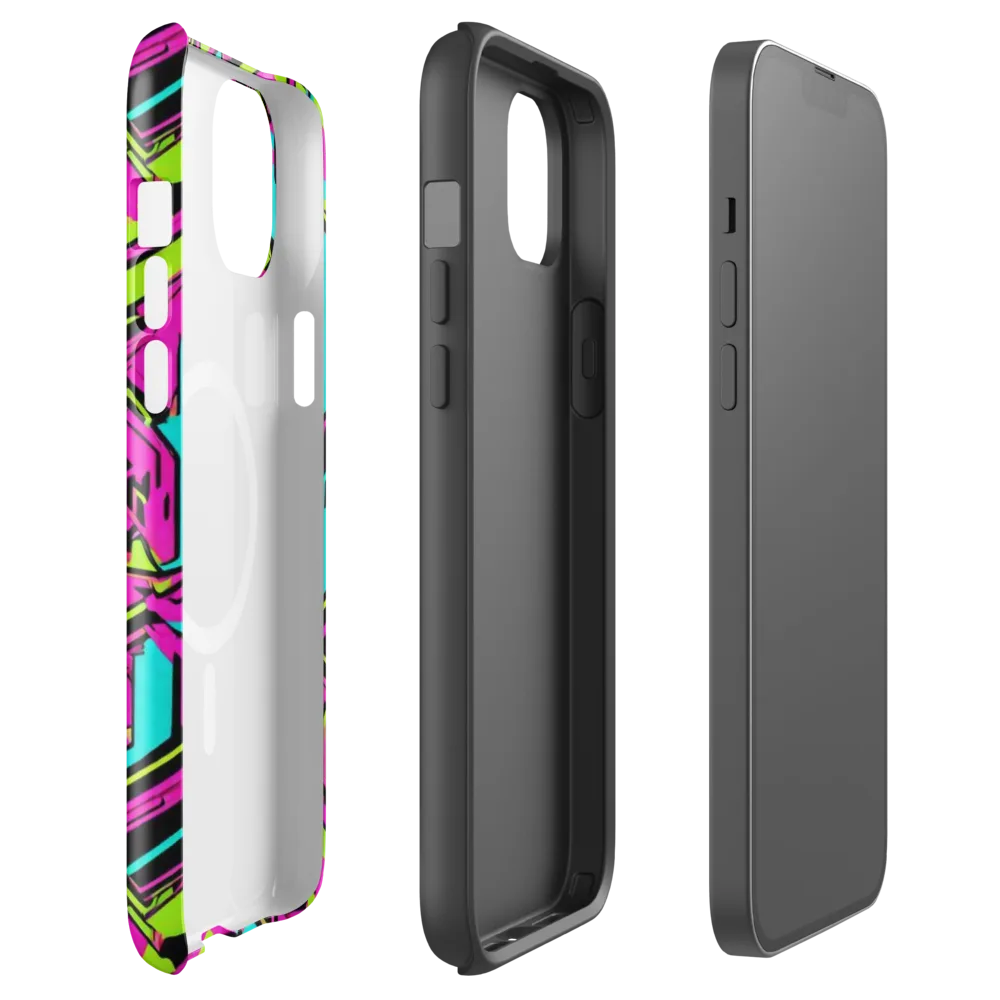 Hypercolor Shard on MagSafe Tough Case for iPhone® — Front