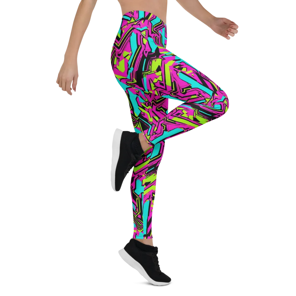 Hypercolor Shard on Leggings — Right