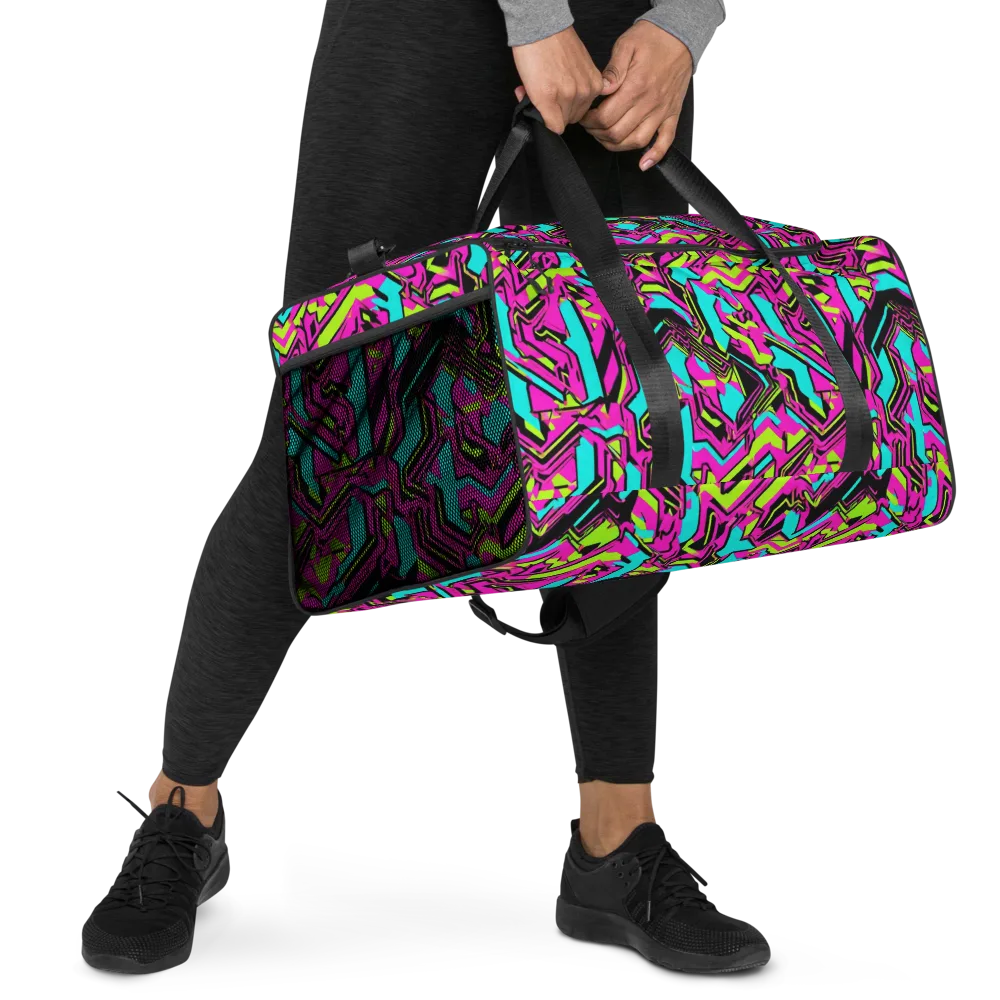 Hypercolor Shard on Duffle Bag — Right Front
