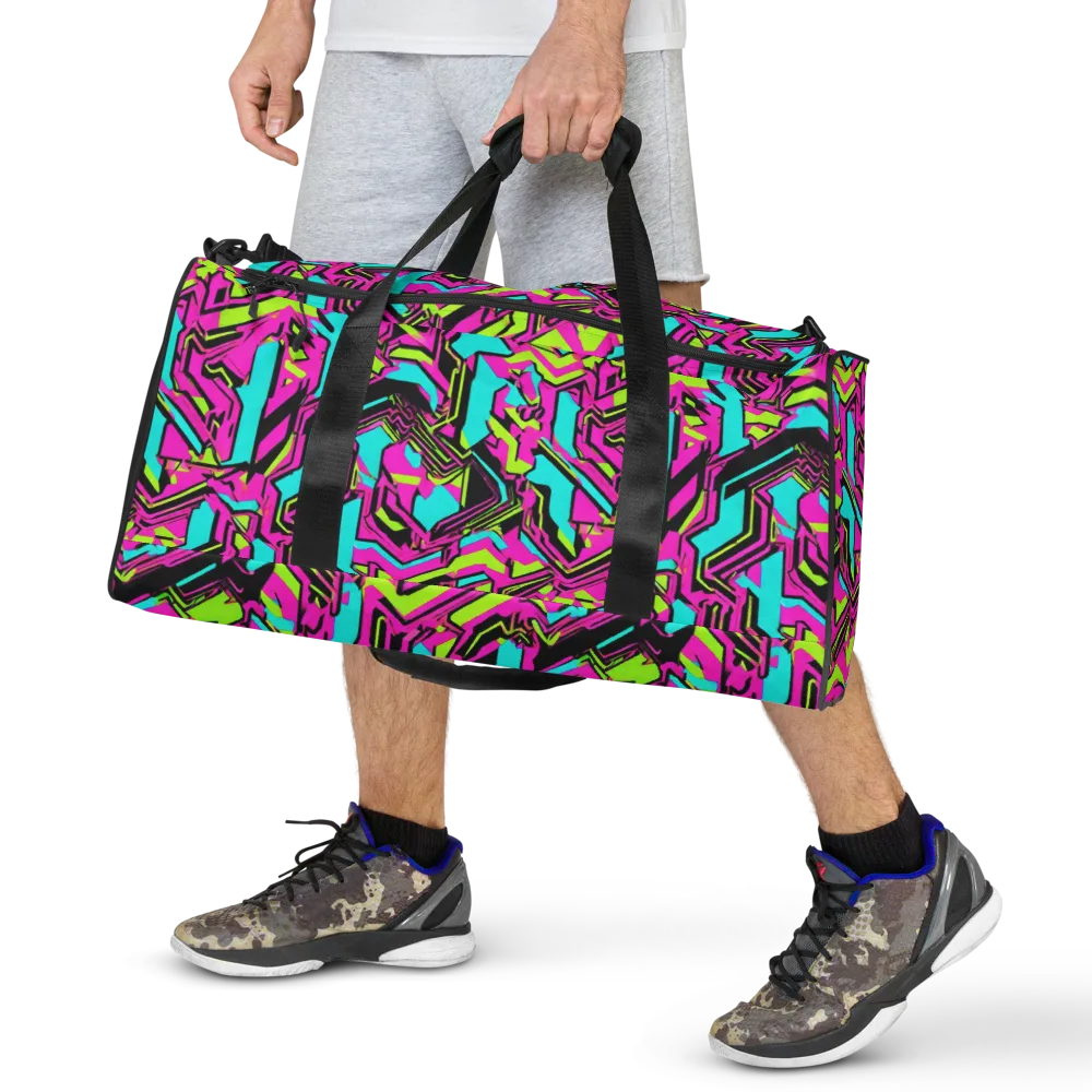 Hypercolor Shard on Duffle Bag — Front