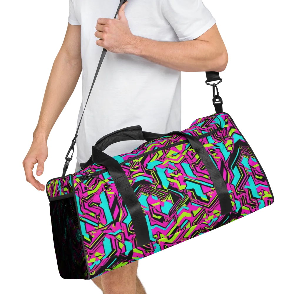 Hypercolor Shard on Duffle Bag — Right Front