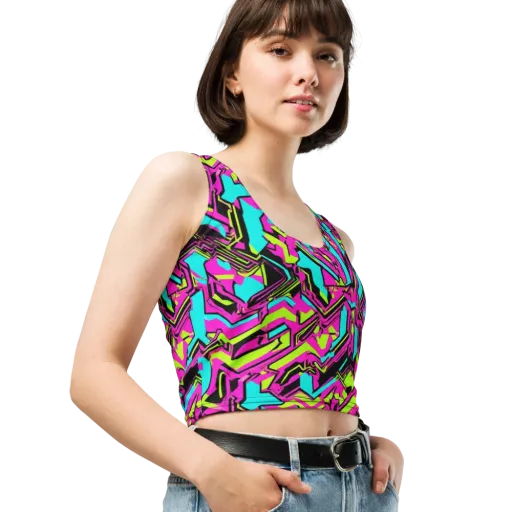 Hypercolor Shard on a Crop Top
