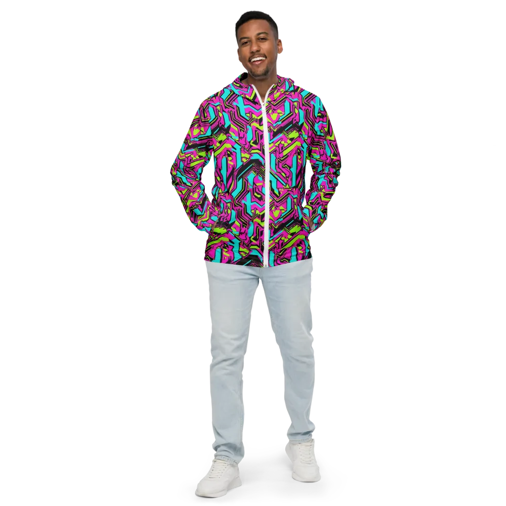 Hypercolor Shard on Men's Windbreaker — Front