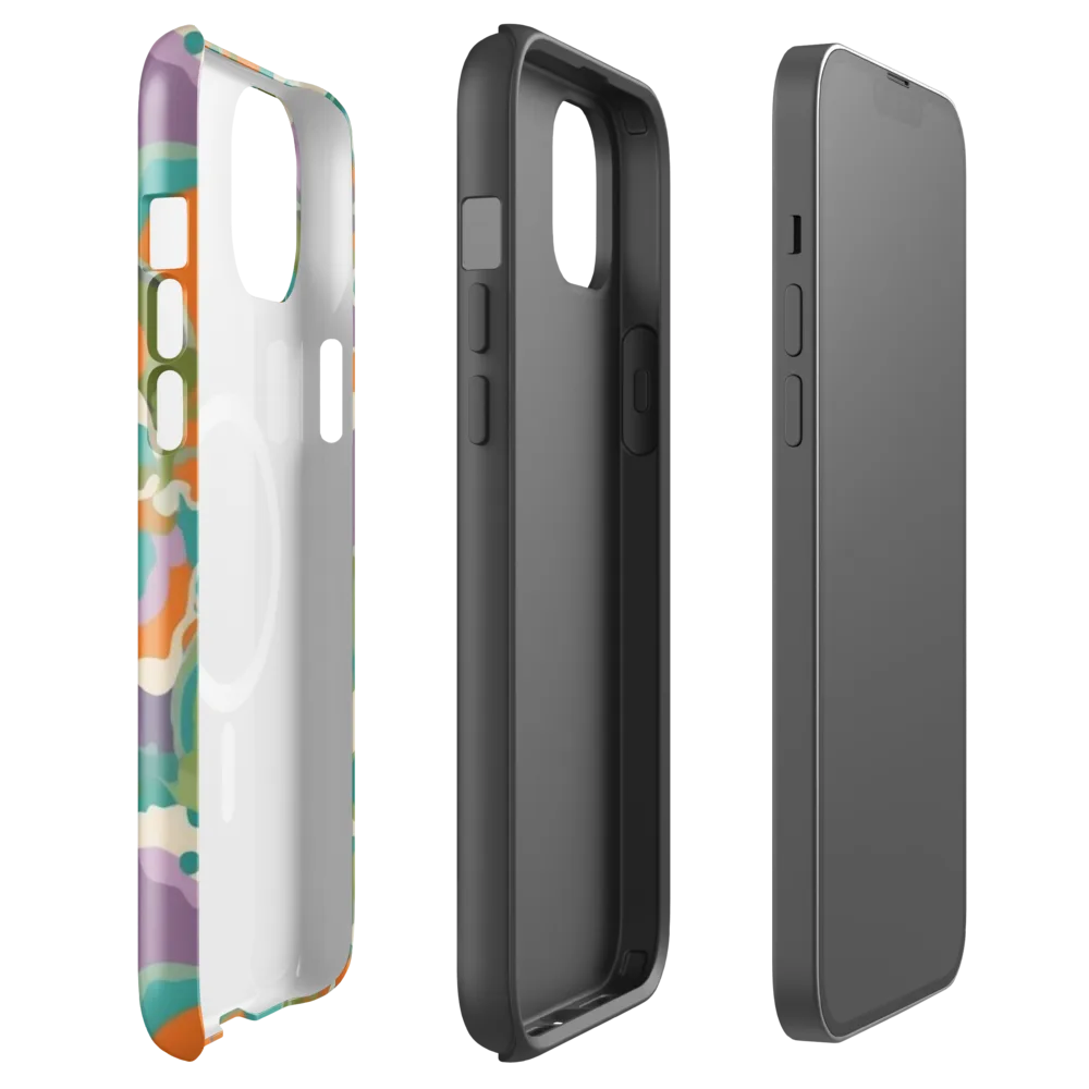 Painterly Pulse on MagSafe Tough Case for iPhone® — Front