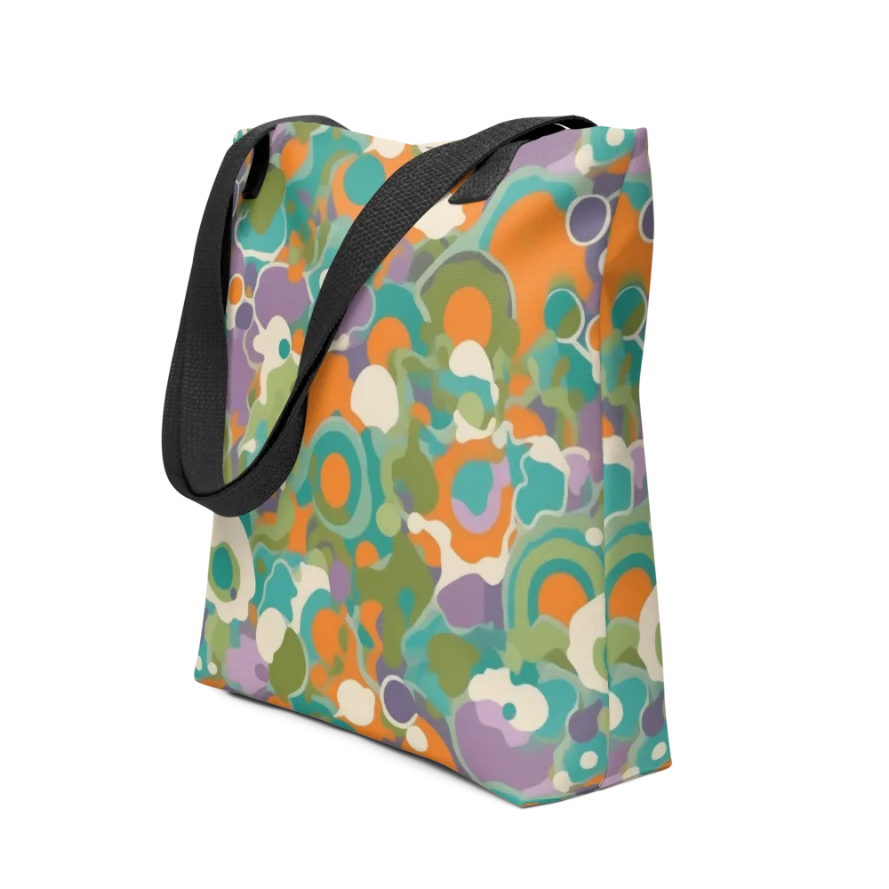 Painterly Pulse on Tote Bag — Front