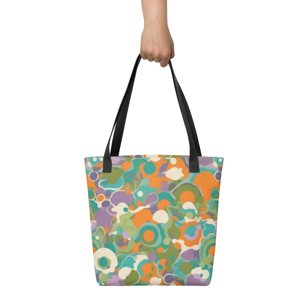 Painterly Pulse on Tote Bag — Front