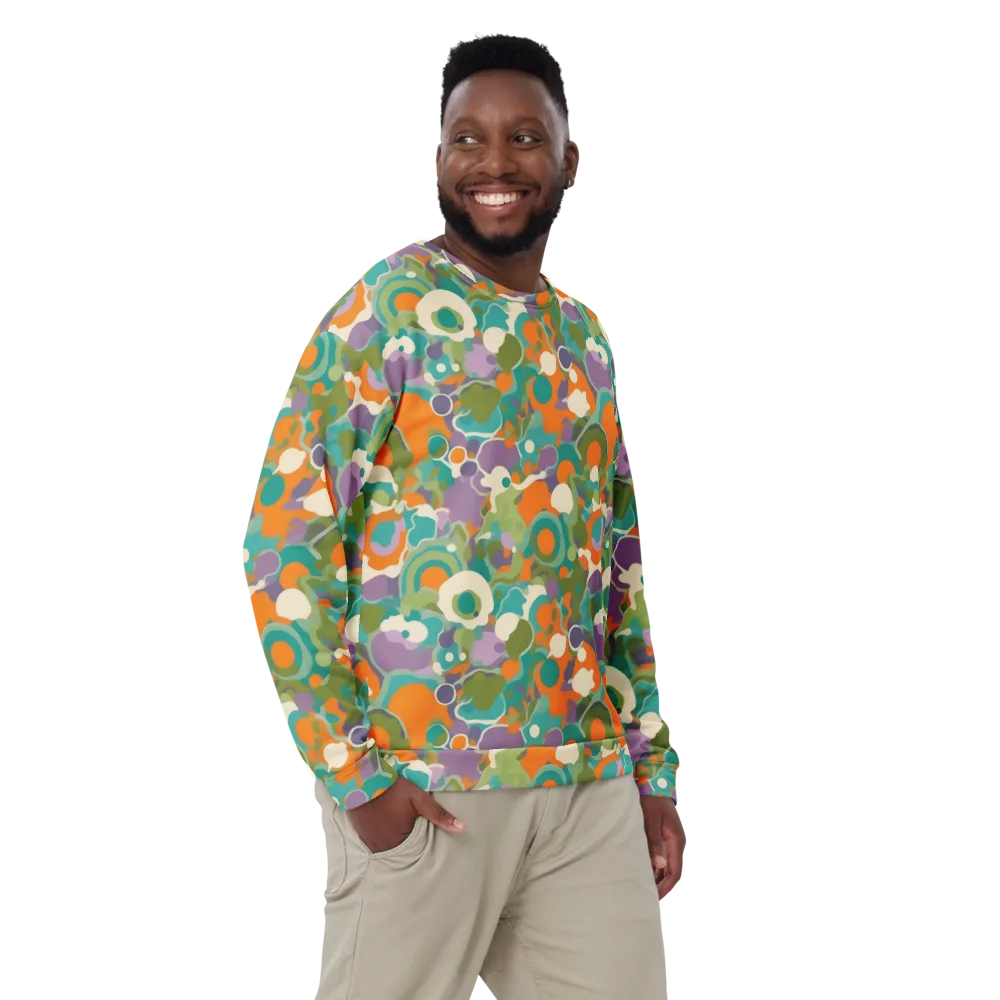 Painterly Pulse on Sweatshirt — Front