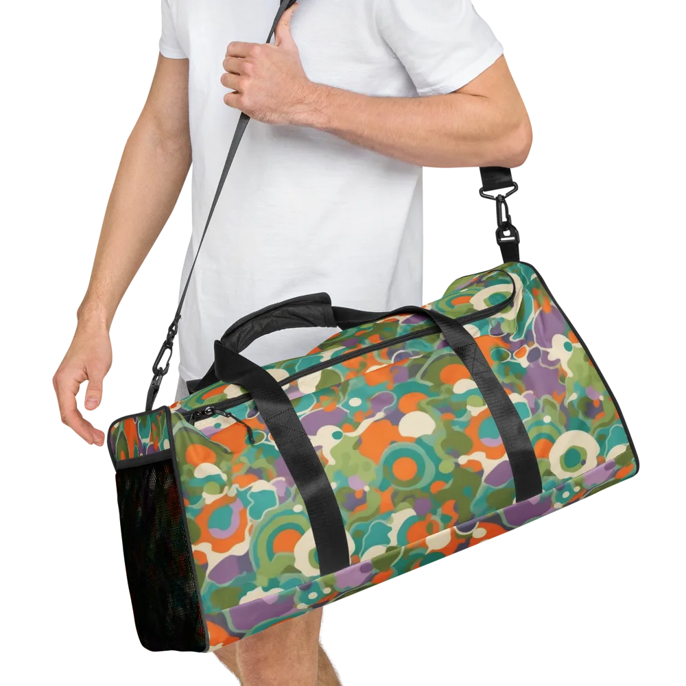 Painterly Pulse on Duffle Bag — Right Front