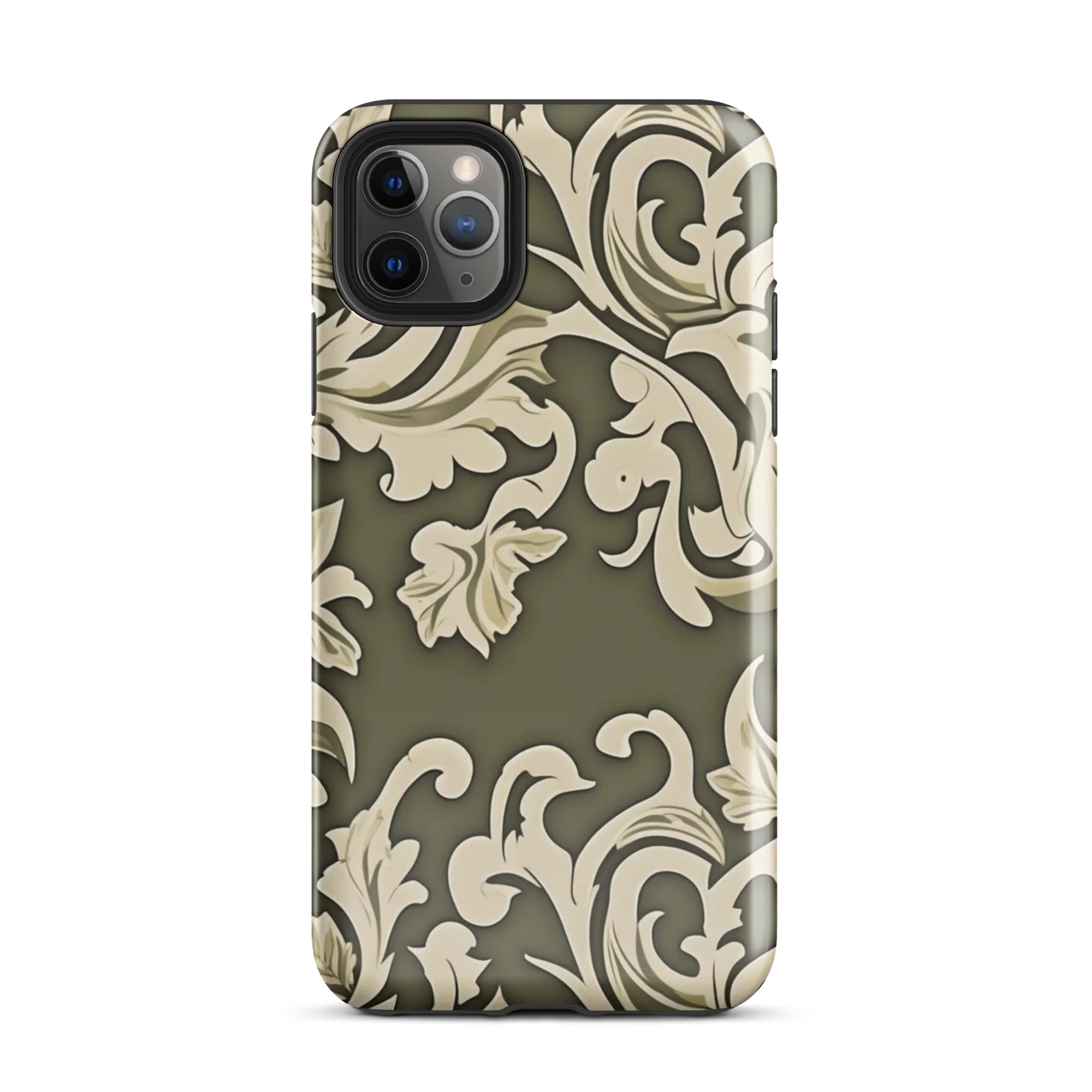Olive Acanthus on Tough Case for iPhone® — Front