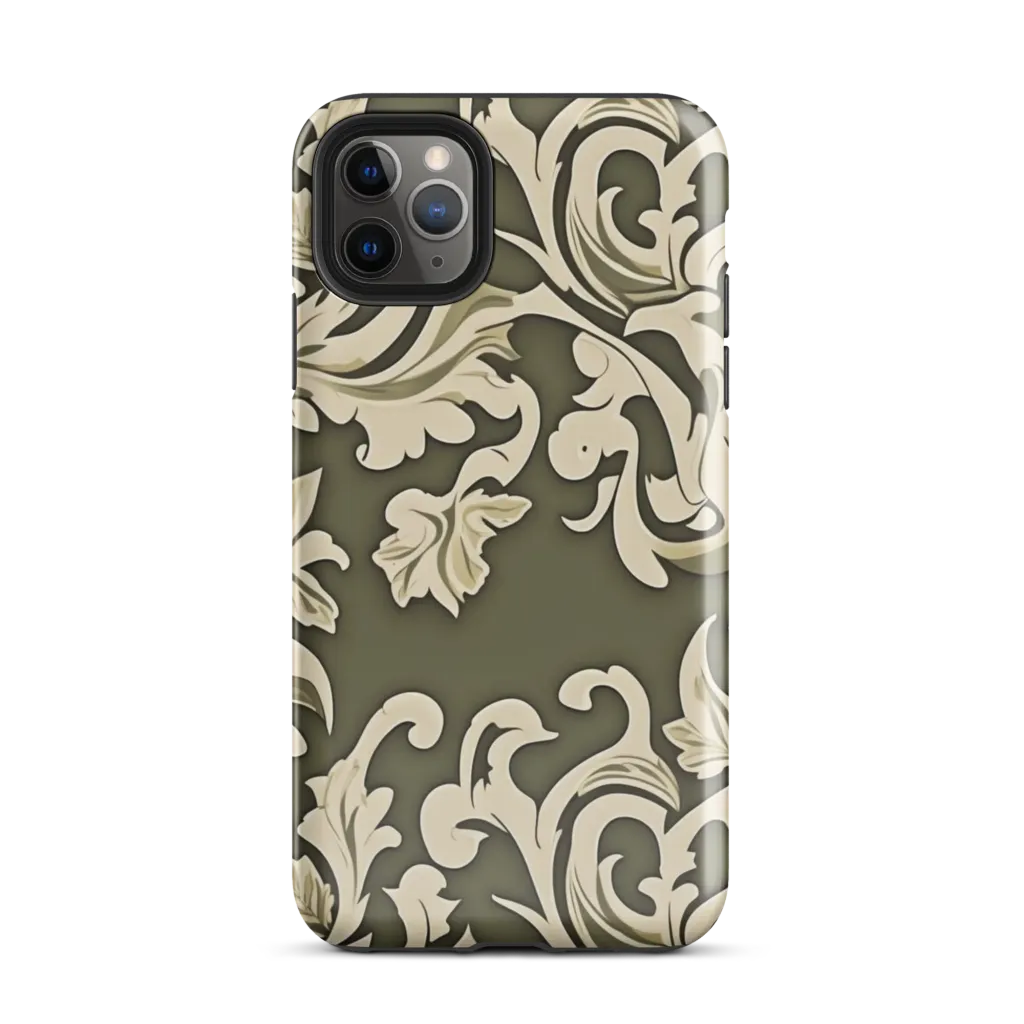 Olive Acanthus on Tough Case for iPhone® — Front