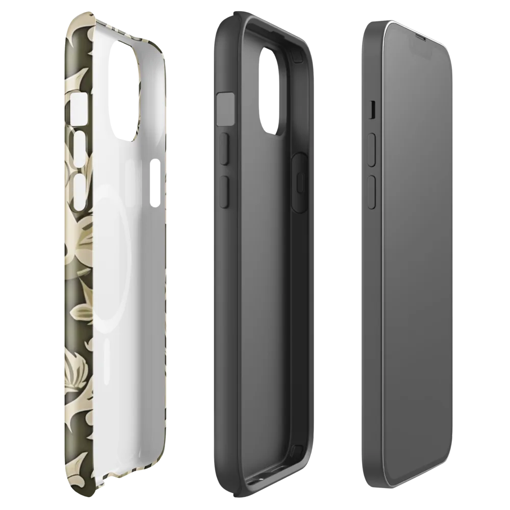 Olive Acanthus on MagSafe Tough Case for iPhone® — Front