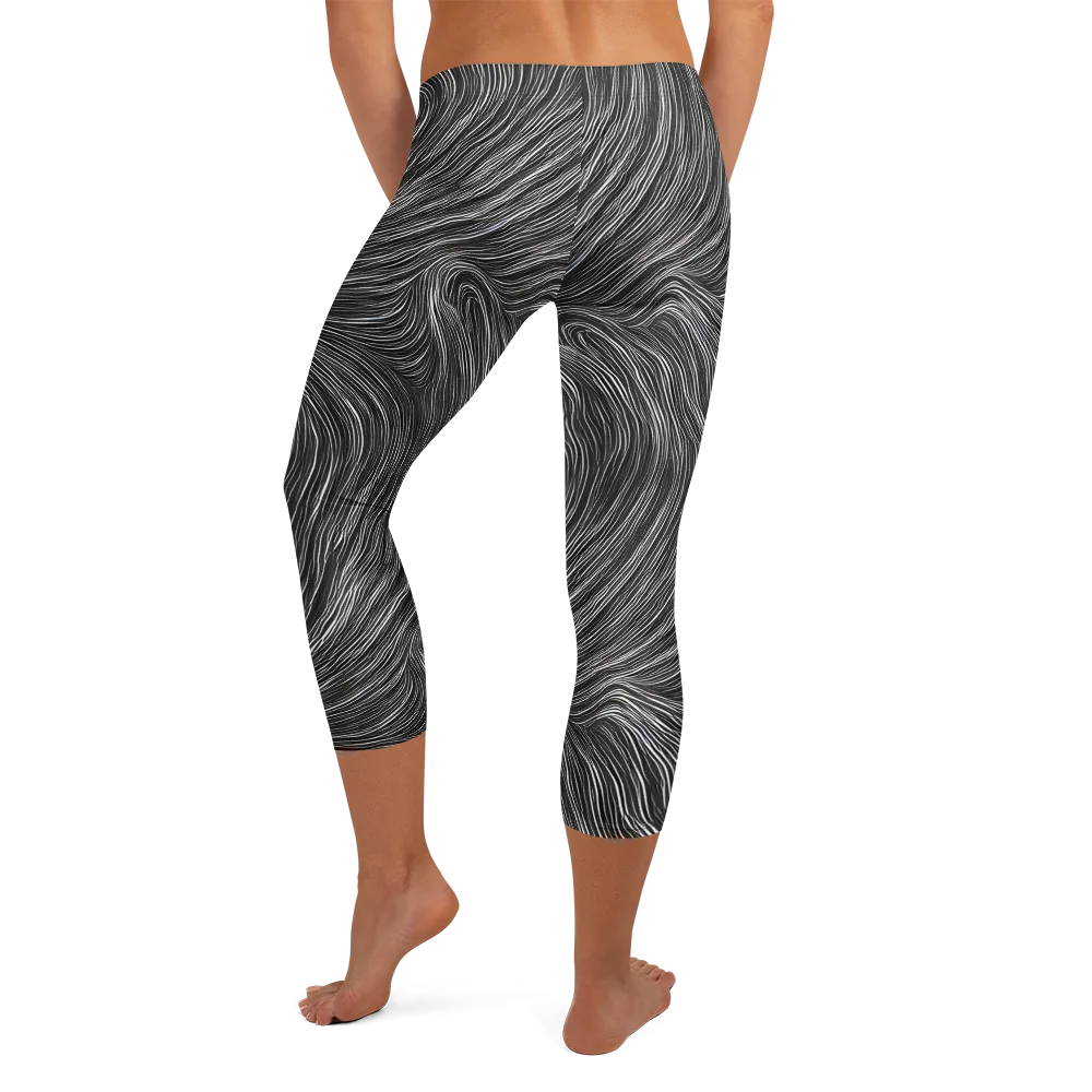 Wirth Waves on Capri Leggings — Back
