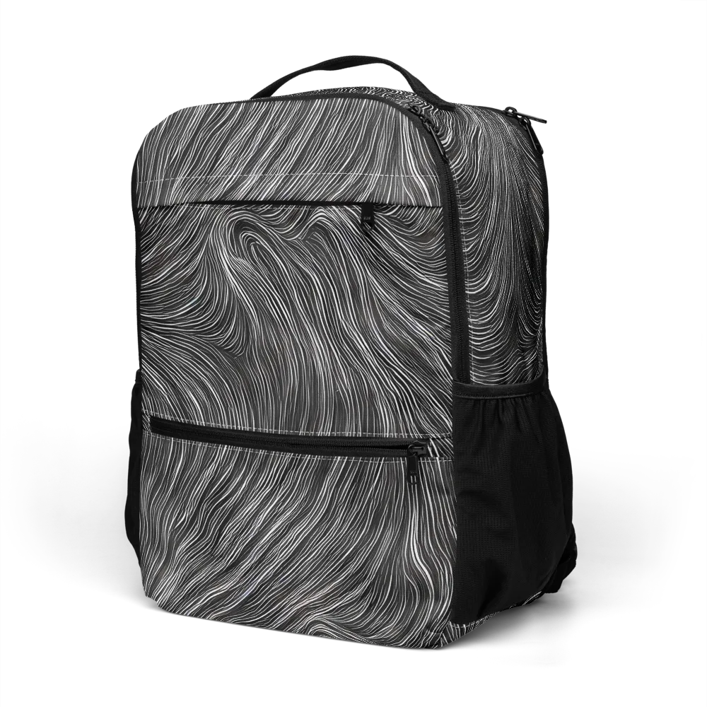 Wirth Waves on Utility Backpack — Left Front