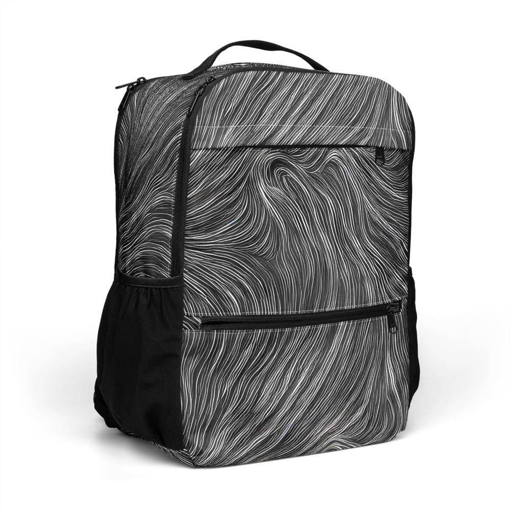 Wirth Waves on Utility Backpack — Right Front