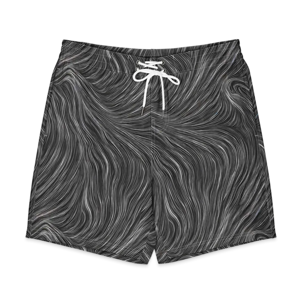Wirth Waves on Men's Board Shorts — Front