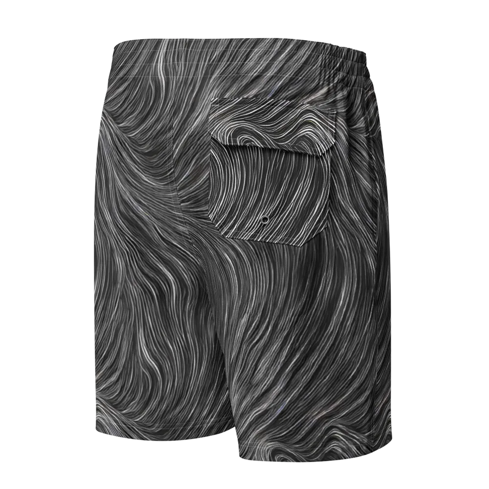 Wirth Waves on Men's Board Shorts — Back