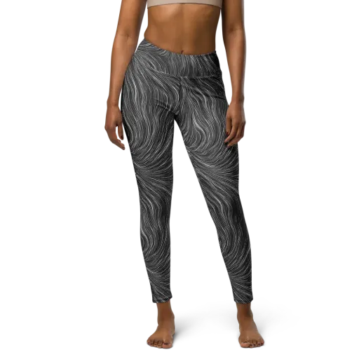 Wirth Waves on a Yoga Leggings