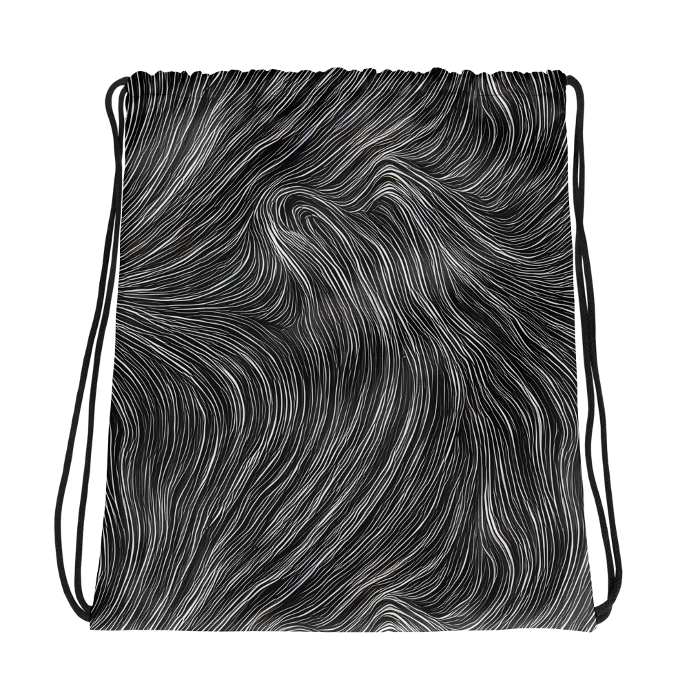 Wirth Waves on Drawstring Bag — Photo