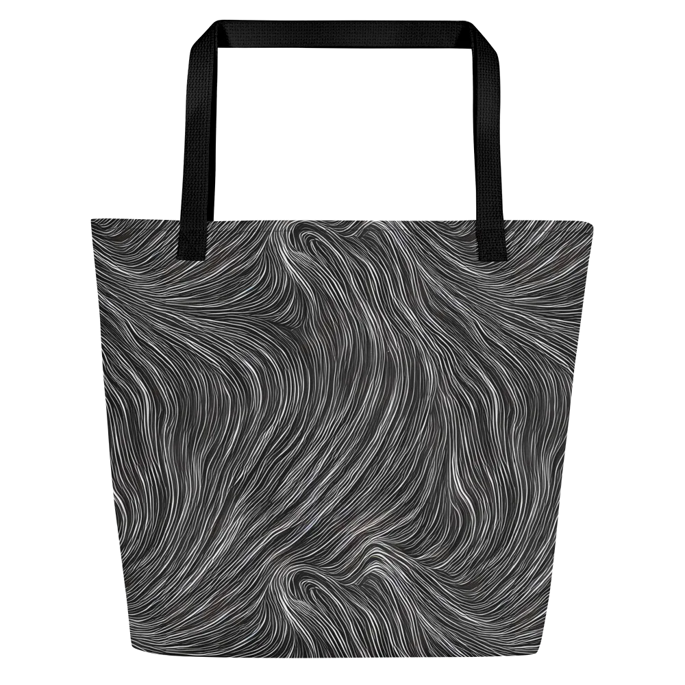 Wirth Waves on Large Tote Bag W/ Pocket — Front