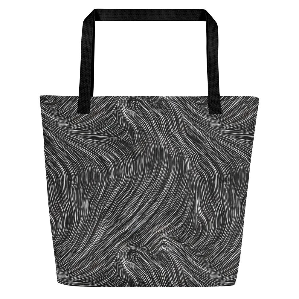 Wirth Waves on Large Tote Bag W/ Pocket — Front