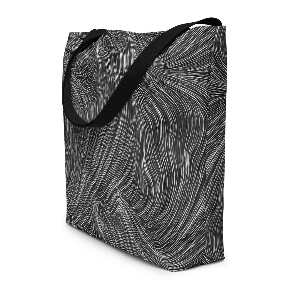 Wirth Waves on Large Tote Bag W/ Pocket — Front