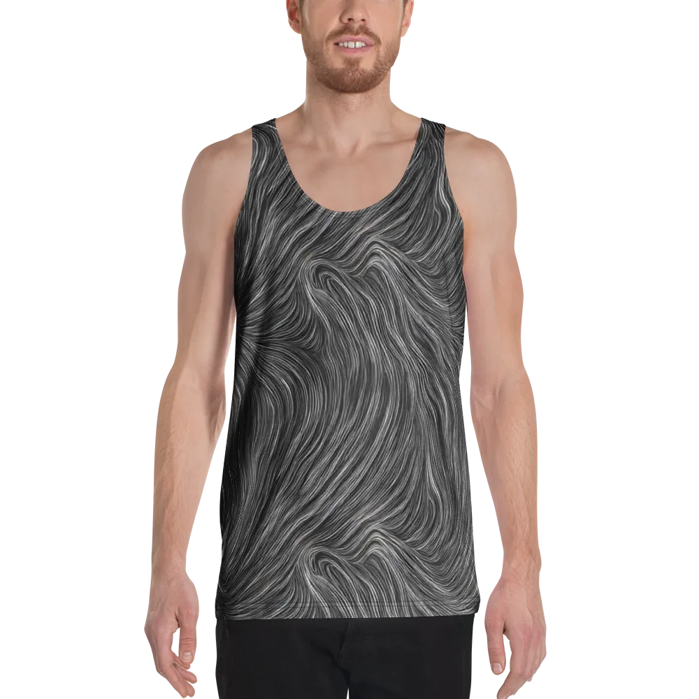Wirth Waves on Men's Tank Top — Front