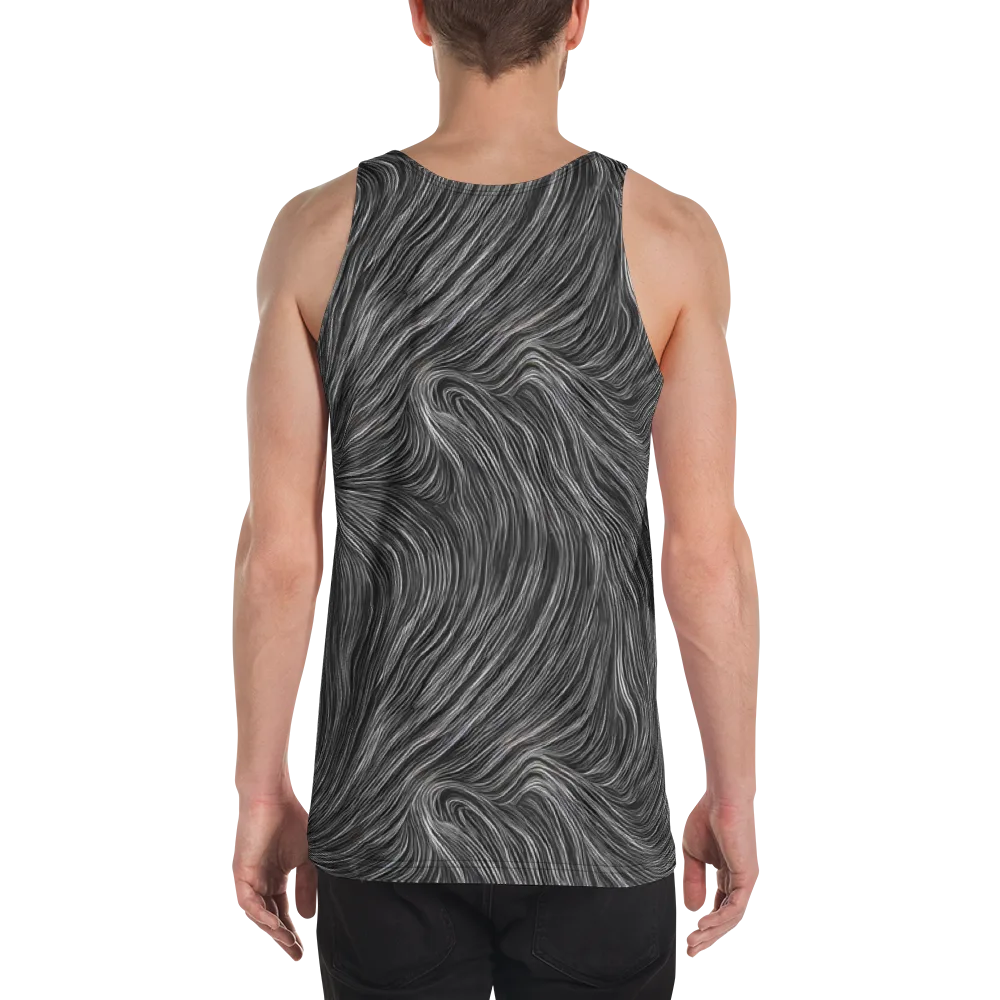 Wirth Waves on Men's Tank Top — Back