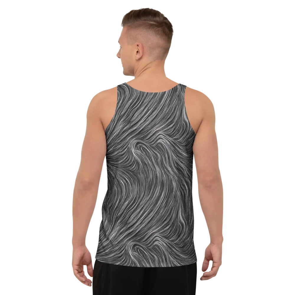 Wirth Waves on Men's Tank Top — Back