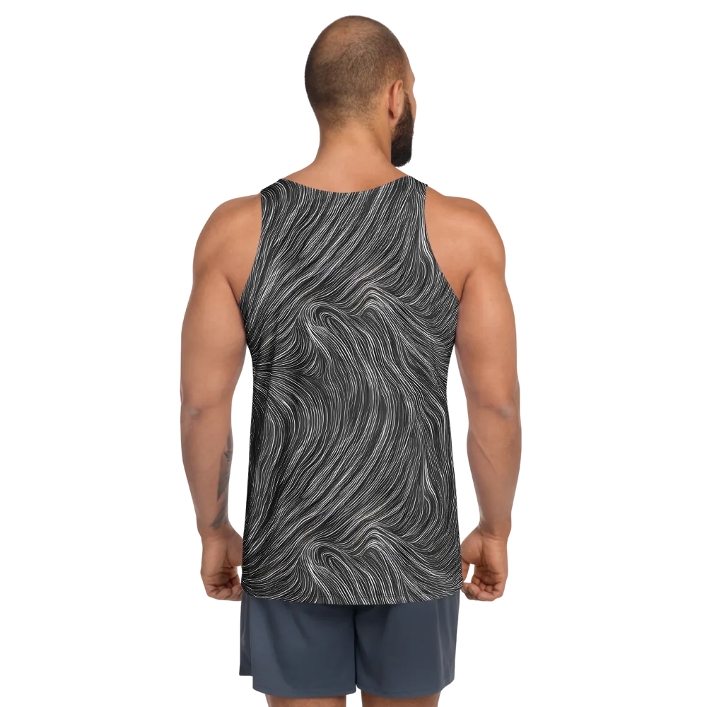 Wirth Waves on Men's Tank Top — Back