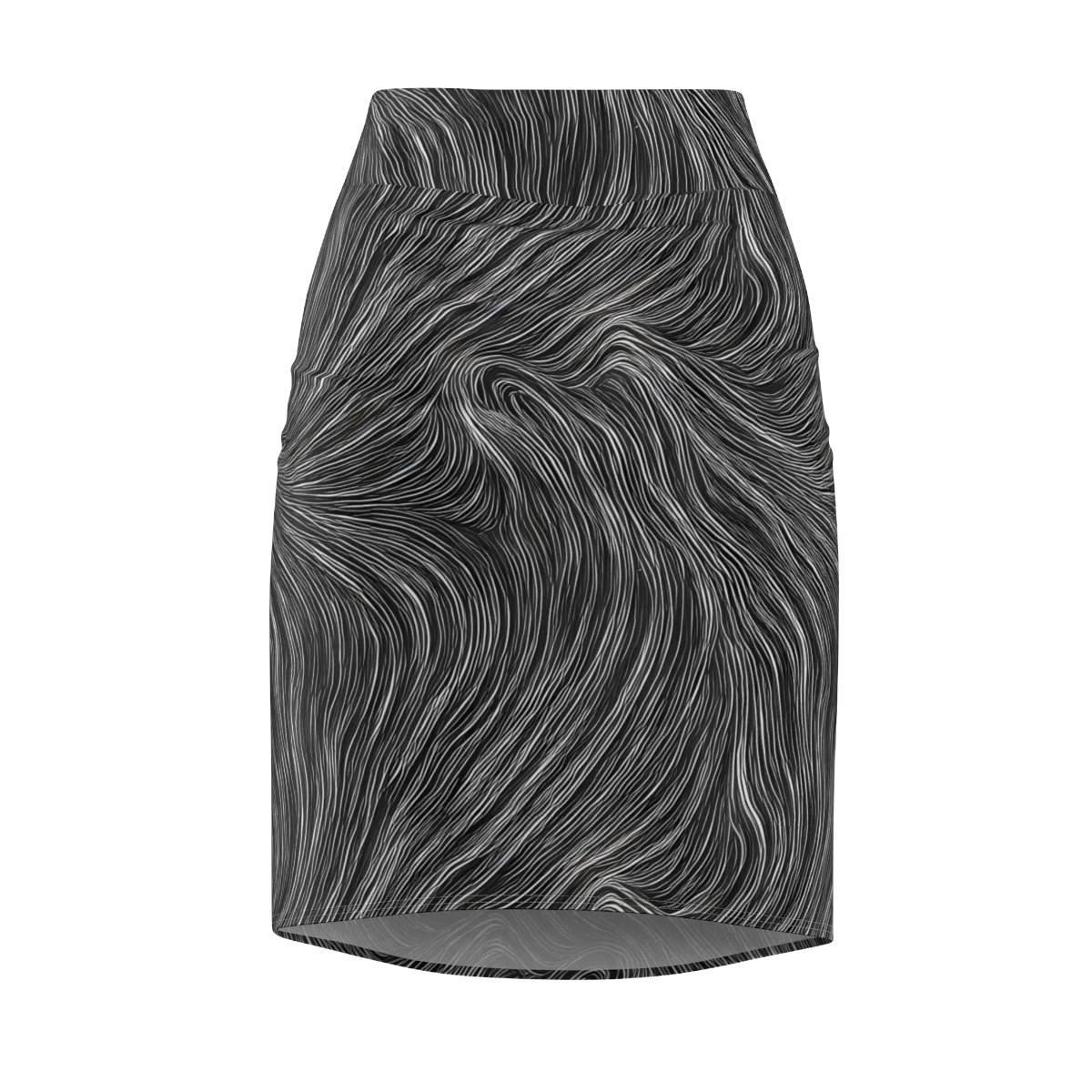Wirth Waves on Pencil Skirt — Front
