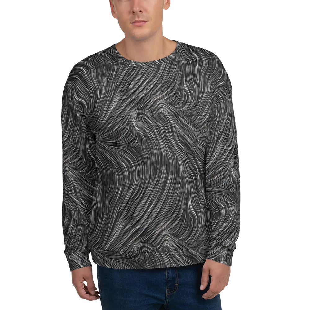 Wirth Waves on Sweatshirt — Front