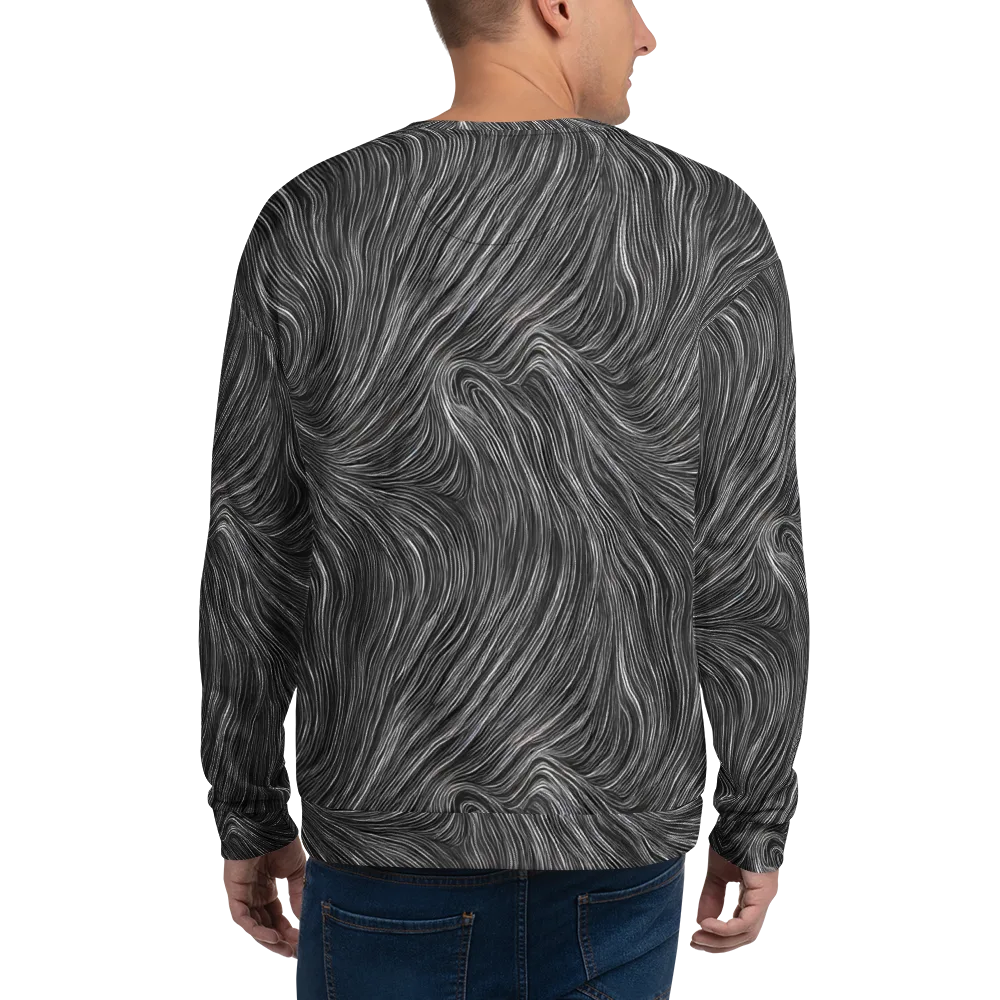 Wirth Waves on Sweatshirt — Back