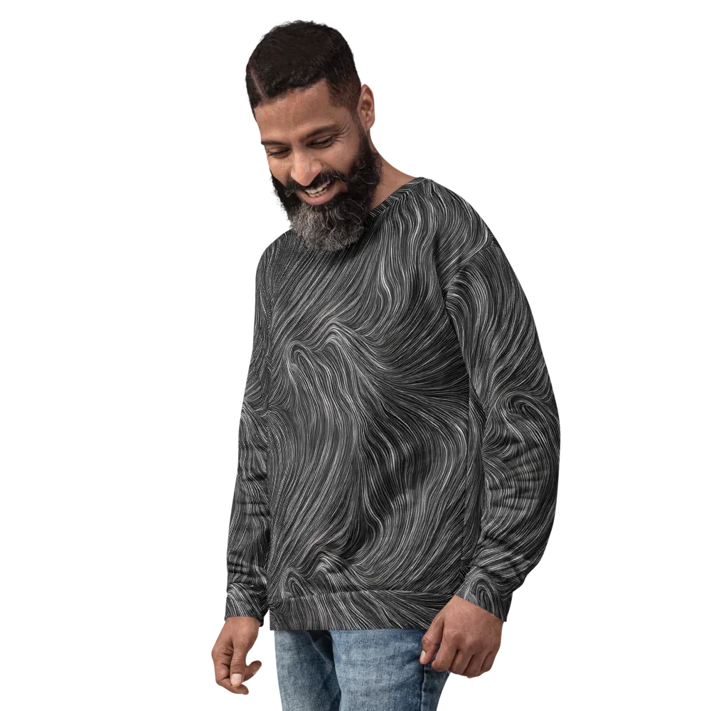 Wirth Waves on Sweatshirt — Left Front