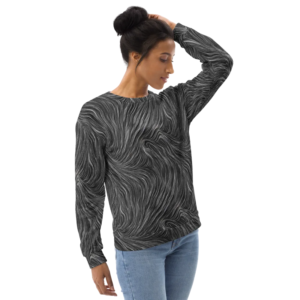 Wirth Waves on Sweatshirt — Right Front