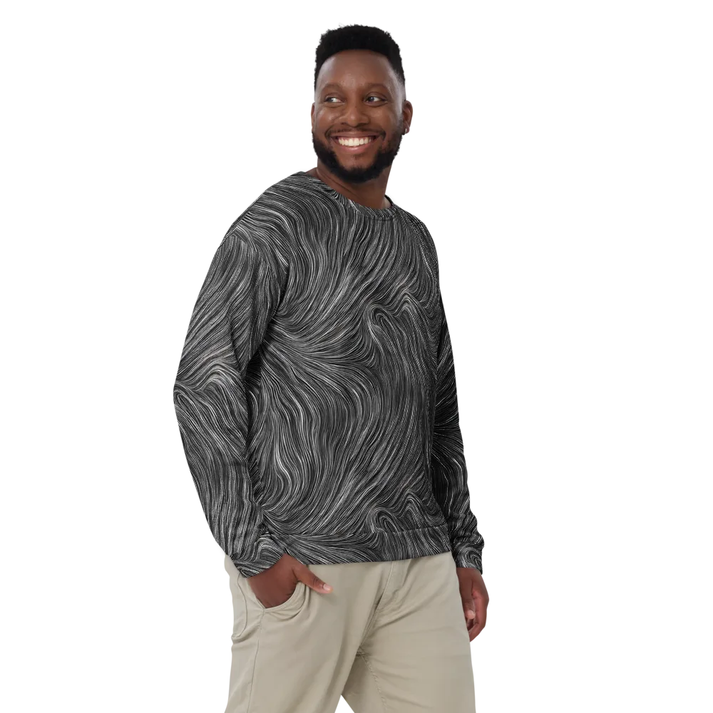 Wirth Waves on Sweatshirt — Front