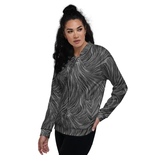 Wirth Waves on a Bomber Jacket