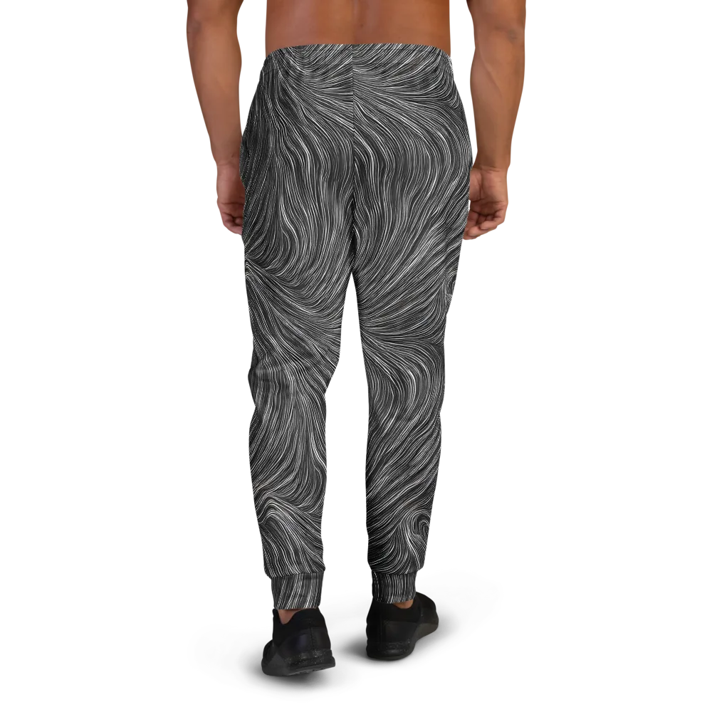 Wirth Waves on Men's Joggers — Back
