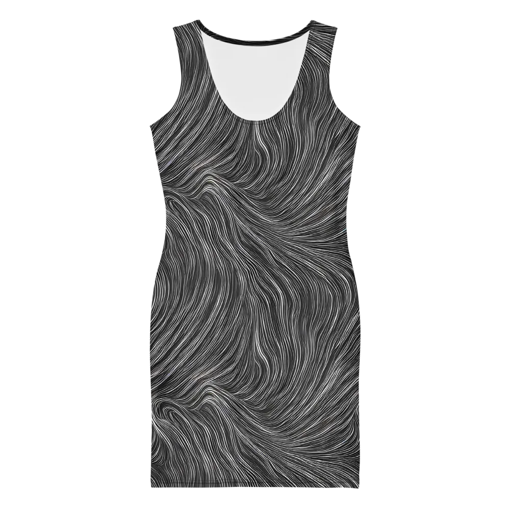 Wirth Waves on Bodycon Dress — Front