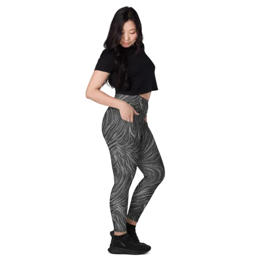 Wirth Waves on a Leggings with Pockets