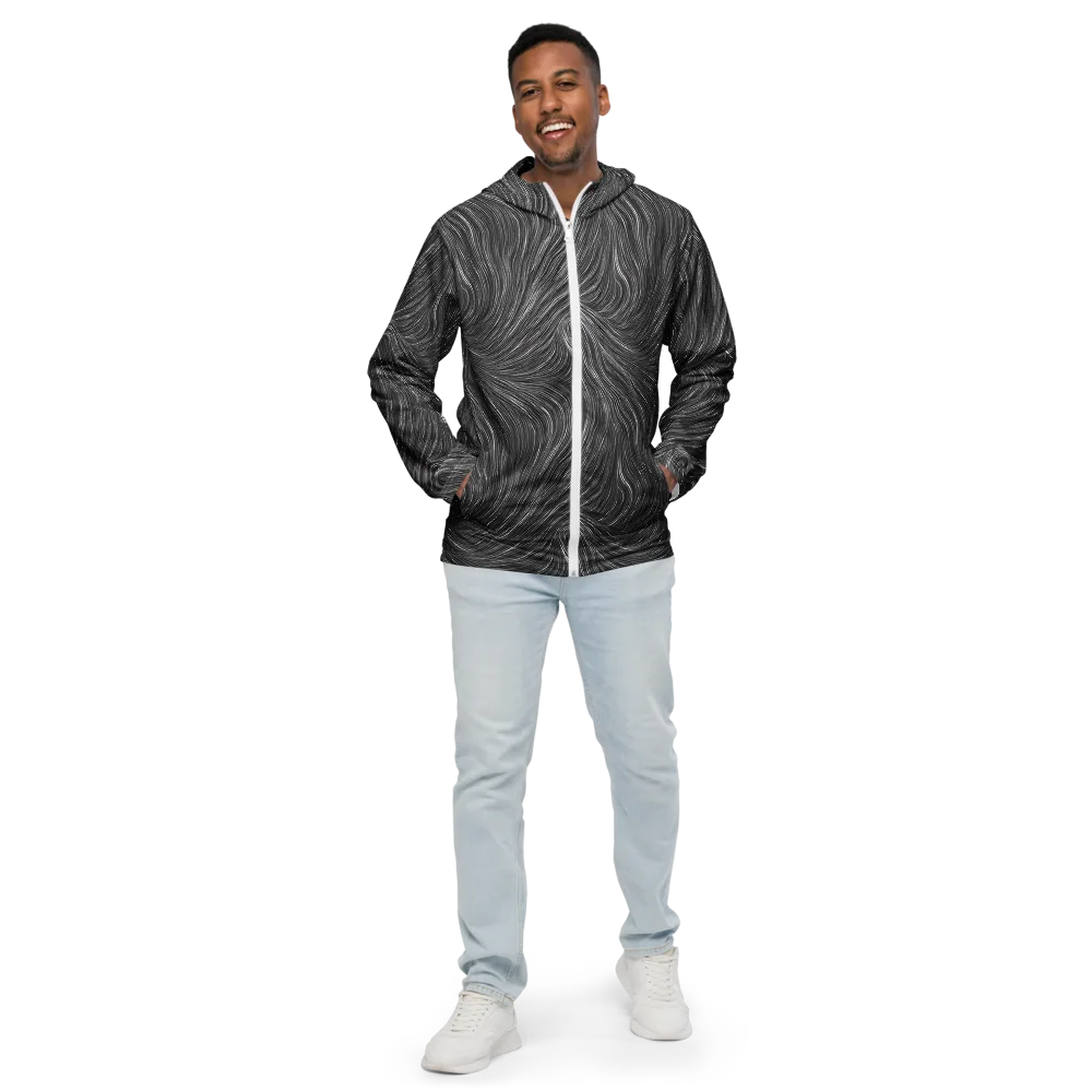 Wirth Waves on Men's Windbreaker — Front