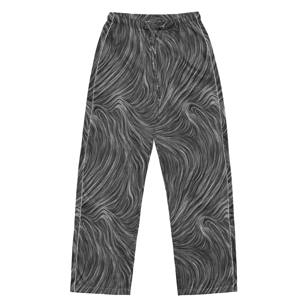 Wirth Waves on Women's Pajama Pants — Front
