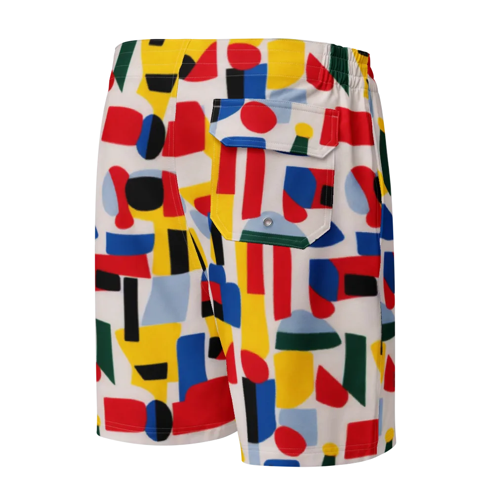 Primary Assembly on Men's Board Shorts — Back