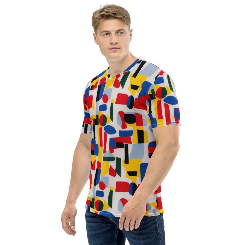 Primary Assembly on Men's Crew Neck T-Shirt — Left