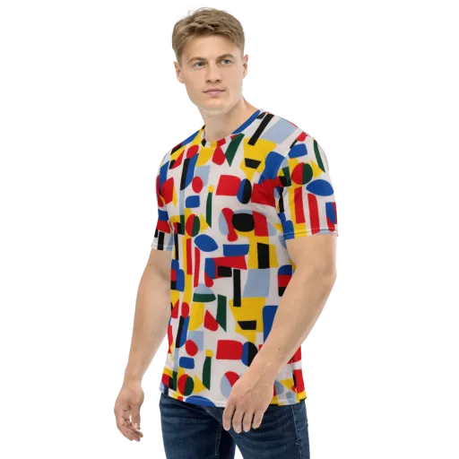 Primary Assembly on a Men's Crew Neck T-Shirt