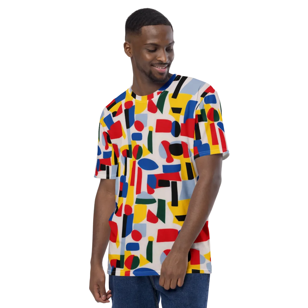 Primary Assembly on Men's Crew Neck T-Shirt — Left