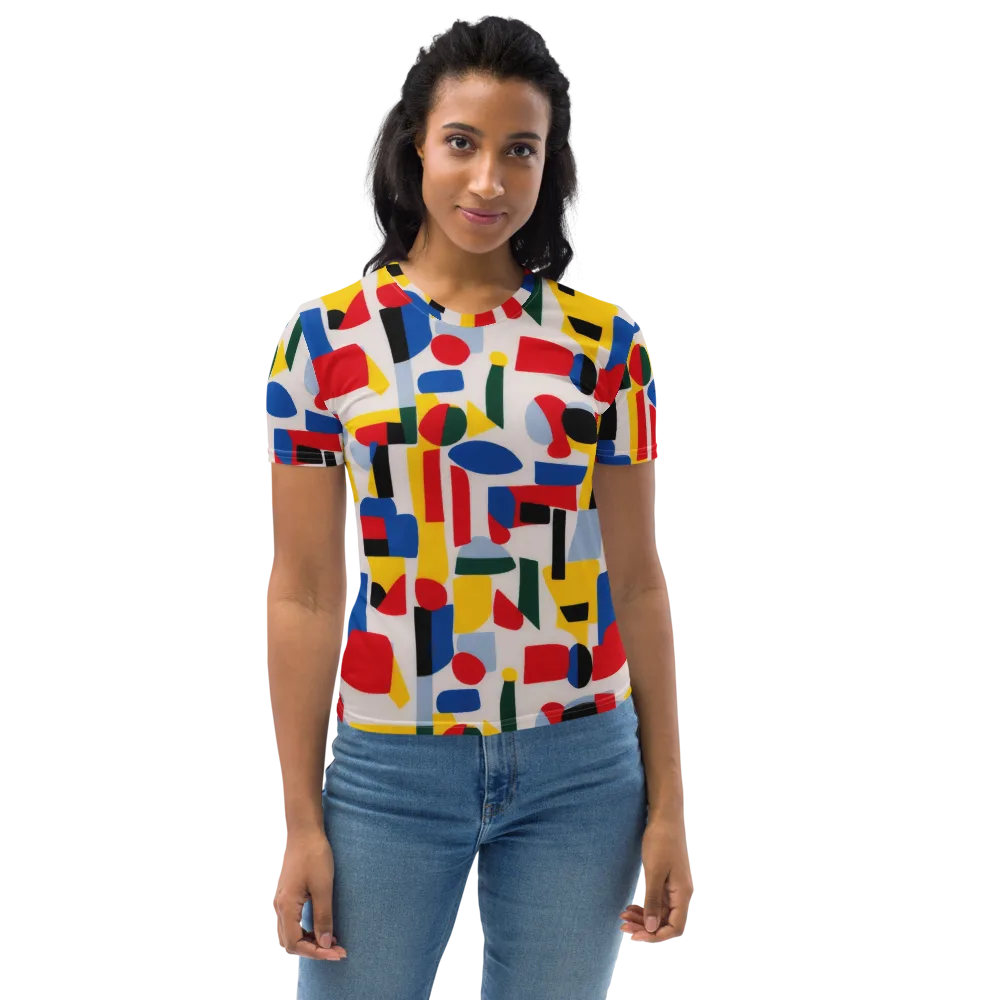 Primary Assembly on Women's Crew Neck T-Shirt — Front