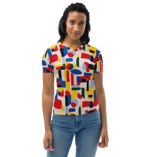 Primary Assembly on a Women's Crew Neck T-Shirt