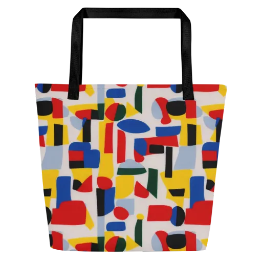 Primary Assembly on a Large Tote Bag W/ Pocket